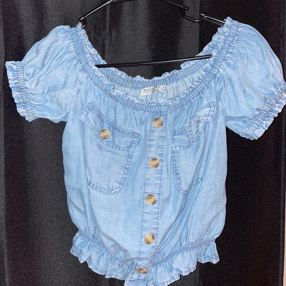 Arizona denim crop top!